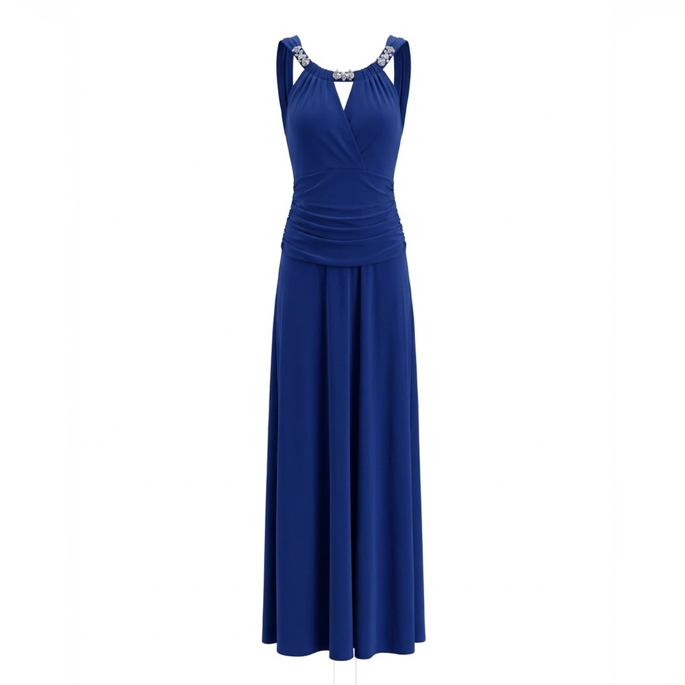 Cache Royal‎ Blue Formal Maxi Dress Size 0 Prom